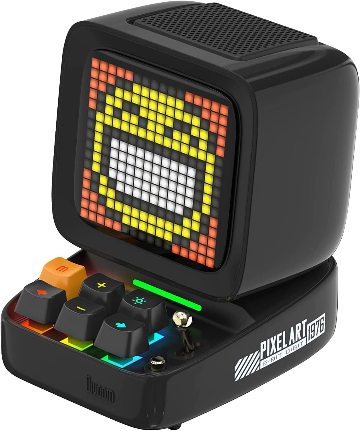 Pixel Art Altavoz Bluetooth Multifuncional, Altavoz portátil Retro