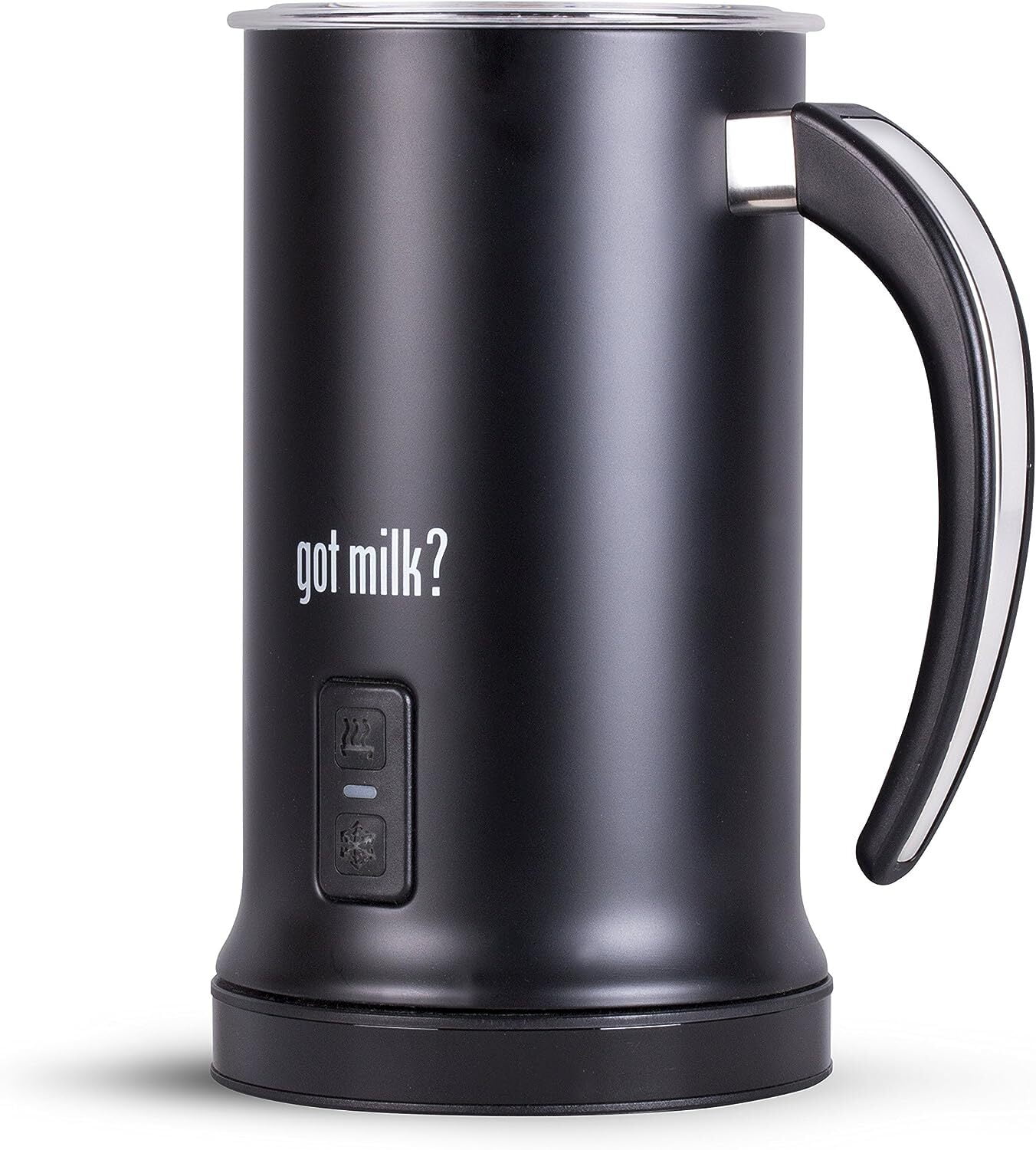 Espumador automático de leche, calentador y máquina de capuchino, negro