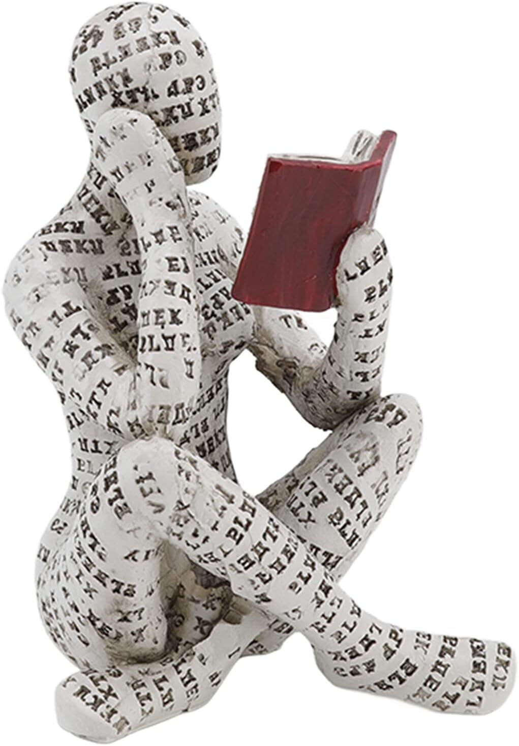 figura de mujer leyendo